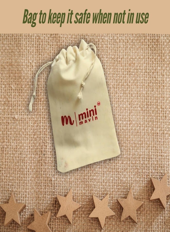 MINI MAVIN Minimavin Cerfified Organic cotton Baby Rattle Toys for Newborns 0-6 Months | Soft Infant Toys for Baby Boy & Girl | Developmental Rattle Set, Musical & Hand Tapping Toy | Gifts for New Born Baby 0-12 Months, New born Essentials. (ELEPHANT) - Image 3